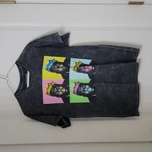 Notorious B.I.G. Official Size M Unisex Biggie Smalls Graphic Tee.  Washed Black